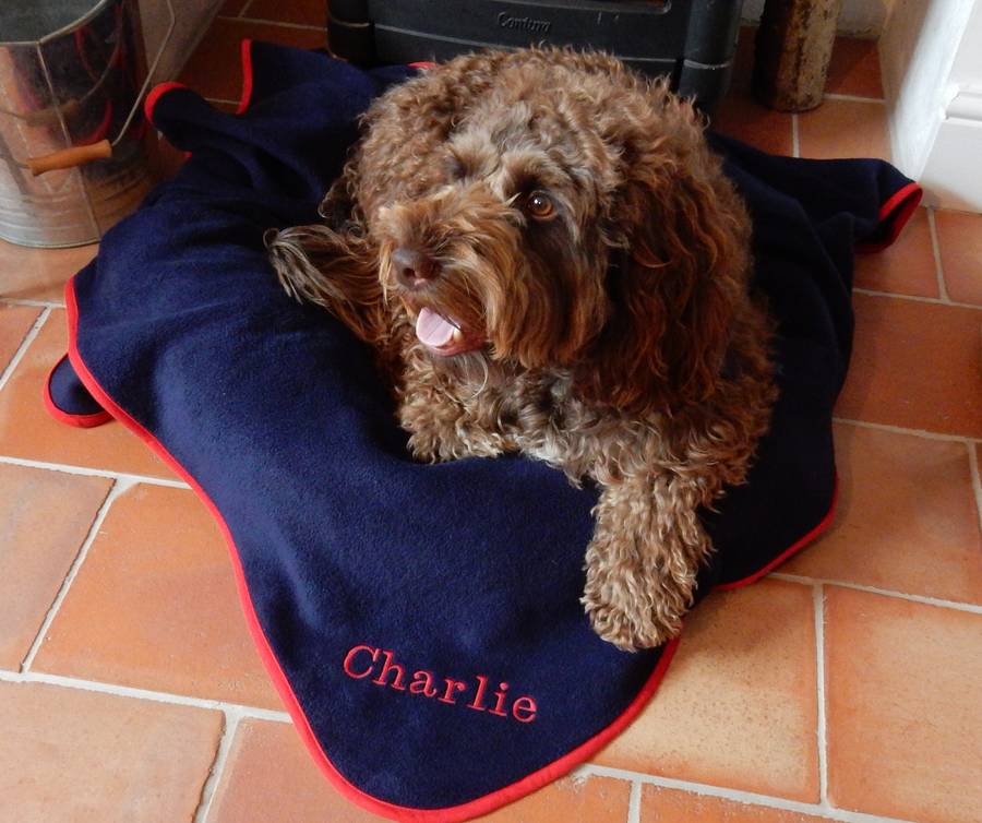 Personalised Embroidered Pet Blanket, 1 of 8