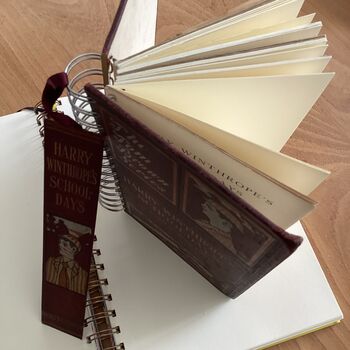 'Harry Winthropes Schooldays' Upcycled Notebook, 3 of 5