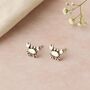 Sterling Silver Crab Stud Earrings, thumbnail 1 of 9