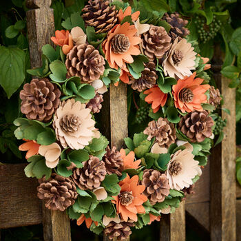 Autumn Floral Door Wreath, 3 of 6