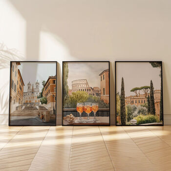 Set Of Three Rome, Italy Watercolour Art Prints, 8 of 8