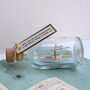 Personalised Handmade Paper Boat In A Bottle, thumbnail 2 of 12