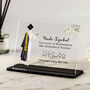 Personalised Muslim Female Graduation Plaque, thumbnail 1 of 6