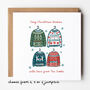 Four/Five/Six Christmas Jumpers Family Christmas Cards Single Card Or 10 Pack, thumbnail 1 of 3