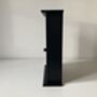 Black Wooden Key Box Cabinet Wall Mounted Freestanding, thumbnail 7 of 11