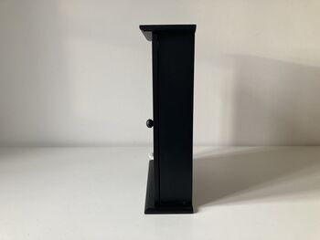 Black Wooden Key Box Cabinet Wall Mounted Freestanding, 7 of 11