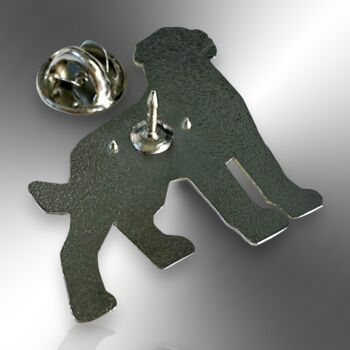 Origami Rottweiler Dog Hard Enamel Pin Brooch, Gifts For Dog Lovers, 6 of 8