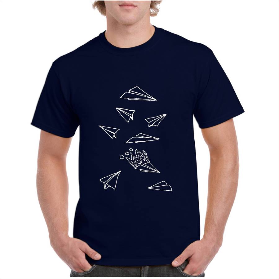 Paper Planes Origami T Shirt By Rael & Pappie | notonthehighstreet.com
