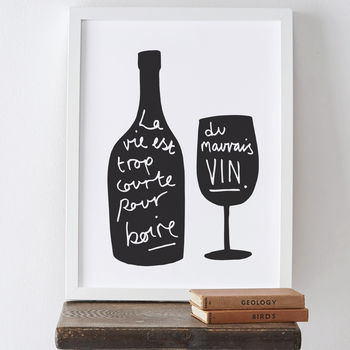 French Wine Kitchen Print, 3 of 5