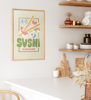 Sushi Kitchen Print, 9 of 9