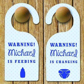 Personalised Baby Door Hanger, 4 of 4