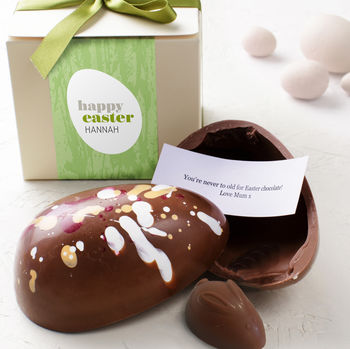 Personalised Easter Egg With Surprise Message Enclosed, 2 of 6