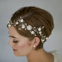 Bohemian Bridal Crystal Wedding Hair Vine Sydney, thumbnail 3 of 11