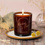 Passionfruit Palm Scented Amber Glow Through Candle, thumbnail 1 of 10