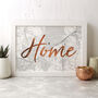 Personalised Home / Love / Family Map Print With Foil, thumbnail 1 of 7