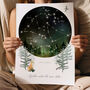 Family Constellation Forest Watercolour Print, thumbnail 4 of 6