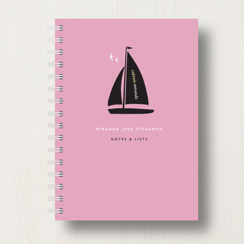 Personalised Boat Lover's Journal Or Notebook, 10 of 10