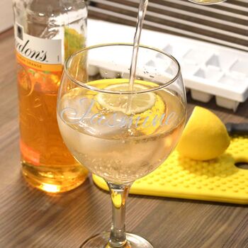 Elegantly Designed Personalised Gin Glass, 8 of 10