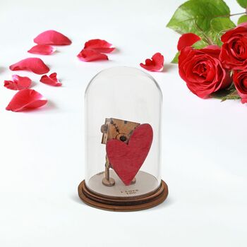I Love You Wooden Bear Figurine, 2 of 3