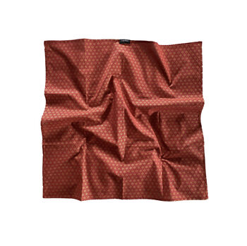 Fabric Gift Wrap Reusable Furoshiki Ruby With Gold, 5 of 6