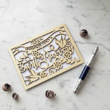 'Swift Recovery' Personalised Get Well Soon Card, 3 of 5