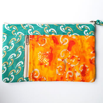 Vibrant Wristlet Clutch Bag With Mobile Phone Slot, 7 of 9