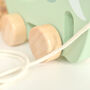 Personalised Wooden Elephant Toy Custom Name Gift, thumbnail 2 of 5