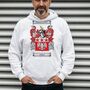 Personalised Hoodie With Large Coat Of Arms, thumbnail 1 of 7
