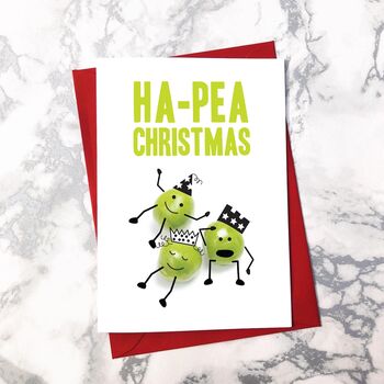 10 Christmas Food Pun Cards, Two X Five Designs, 2 of 6