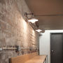 Maria Banjo Designer Wall Light With Galvanised Shade, thumbnail 2 of 6