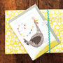 Happy Birthday Chicken Card, thumbnail 1 of 5