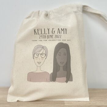 Personalised Wedding Favour Bag, 2 of 8
