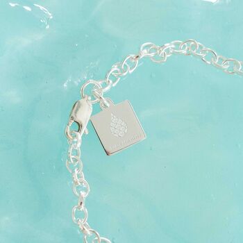 Cornish Sea Glass Bracelet Green, 7 of 8