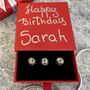 January Birthstone Charm Silver Birthday Gift For Her, thumbnail 5 of 8