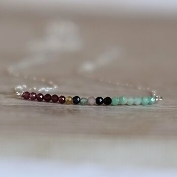 Mixed Birthstone Necklace, 6 of 11