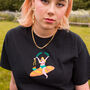 Carbs Club Embroidered T Shirt, thumbnail 6 of 10
