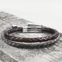 Personalised Hidden Message Leather Bracelet, thumbnail 2 of 10
