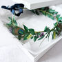 'Juno' Winter Wedding Headband Bridal Flower Crown, thumbnail 8 of 9