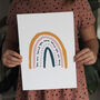You Are Loved Rainbow Print, thumbnail 4 of 4