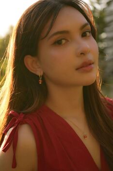 Tulip Flame Necklace And Earrings Sets, 2 of 11