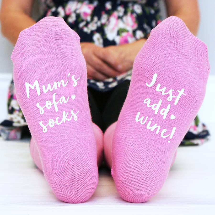 Personalised Women's 'Sofa Socks'