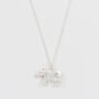 Cosy Polar Bear Silver Chain Necklace, thumbnail 4 of 8