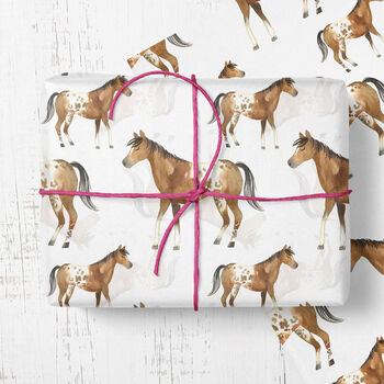 Horse Wrapping Paper Roll Or Folded, 3 of 3