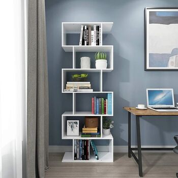 190.5cm H X 70cm W Geometric Bookcase, 4 of 9