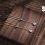Moonstone Droplet Lariat Pendant Necklace, thumbnail 4 of 11