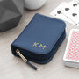 Personalised Embossed Leather Playing Card Case, thumbnail 4 of 4