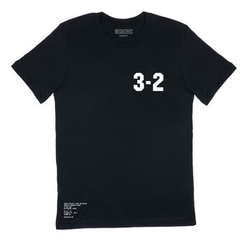 Personalised 'Classic' Football Result T Shirt, 5 of 10