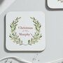 Christmas Wreath Coaster Set, thumbnail 2 of 3