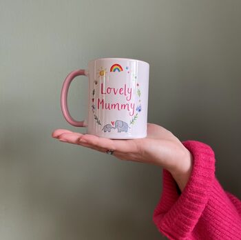 'Lovely Mummy' Verse Mug Mothers Day Gift, 6 of 8