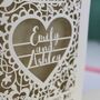 Personalised Papercut 'On Your Wedding Day' Card, thumbnail 4 of 10